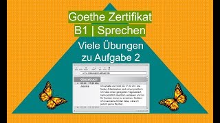 Goethe Zertifikat B1 Schreiben  Aufgabe 2 [upl. by Monsour94]