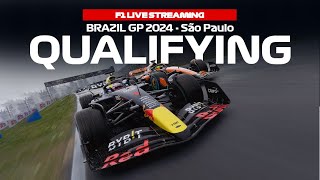 LIVE F1 Data Brazil GP 2024 Interlagos São Paulo Qualifying  Formula 1 Commentary [upl. by Sonitnatsnoc]