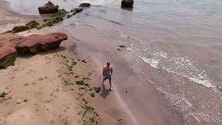 Exmouth beach 🇬🇧 UK [upl. by Nyrehtak368]