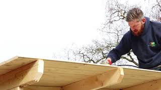 A Bespoke Devon Log Cabin being constructed  Garden Home Office [upl. by Netsriik24]