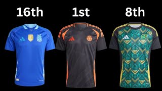 RANKING EVERY COPA AMERICA 2024 AWAY KIT [upl. by Irehc754]