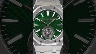 Audemars Piguet Royal Oak Flying Tourbillon Green Dial 26534TI watch audemarspiguet [upl. by Ydnak]