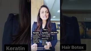 Keratin vs cysteine vs hair Botox I Dr Aanchal I dermatologist [upl. by Mit267]