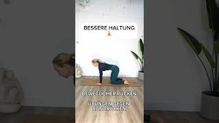 4 ÜBUNGEN HALTUNG VERBESSERN🧘‍♀️ workout pilates mobility fitness [upl. by Yelnahs]