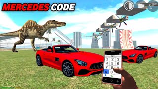 Mercedes Car Code 🤑Bike Driving 3d Cheat Code Try  Indian Bike Code Try [upl. by Calise]