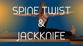 SPINE TWIST amp JACKKNIFE  Pilates Bruna Marchetto [upl. by Parsifal]