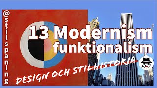 Modernismen eller funktionalismen  design och stilhistoria  13 [upl. by Duax]