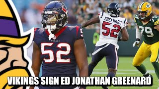 BREAKING Minnesota Vikings Sign Edge Rusher Johnathan Greenard [upl. by Ryon]