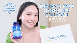 PURITANS PRIDE HYDROLIZED COLLAGEN SUPPLEMENT I MOST AFFORDABLE COLLAGEN YET  VITAMINS HAUL [upl. by Boonie5]