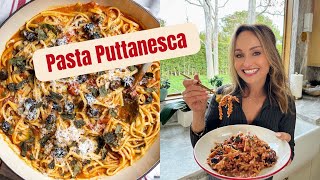 Pasta Puttanesca a Classic Italian Dish  Giada De Laurentiis [upl. by Perren]