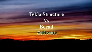 Tekla structure vs Bocad software difference  TeklaBD  Engr Maidul [upl. by Ydnes174]