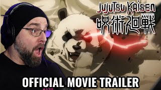 JUJUTSU KAISEN 0 MOVIE OFFICIAL TRAILER REACTION [upl. by Semele]