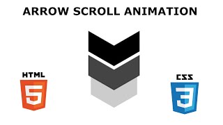 arrow scroll animation css [upl. by Treborsemaj]