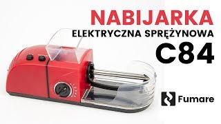 ELEKTRYCZNA SPRĘŻYNOWA NABIJARKA PAPIEROSOWA MODEL C84 [upl. by Aizirtap763]