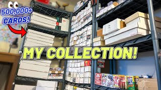 Heres How I Organize Over 500000 Sports Cards In My Collection COLLECTION SHOWCASE [upl. by Lertram]