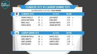 Flinders 1sts v Carrum Downs 1sts [upl. by Aelc]