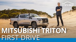 2024 Mitsubishi Triton Review  Bigger bolder more powerful new ute bushbashed ahead of release [upl. by Sacrod]