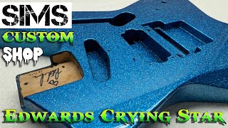 Edwards Crying Star ECS160 Syu Galneryus Signature Model  Blue metalflake [upl. by Missak]