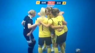 mål Sverige damer futsal [upl. by Rowell676]