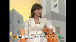 Arbatax Park Resort  Intervista ad Angela Scanu Mazzella Telelombardia [upl. by Ahtabat]