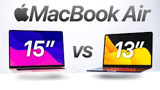 MacBook Air 15 vs MacBook Air 13  Which One to Get [upl. by Aiht]