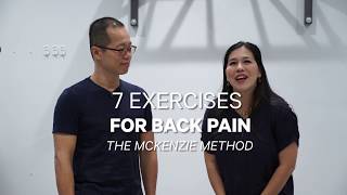 7 Exercises for Back Pain Using the McKenzie Method [upl. by Zobkiw582]