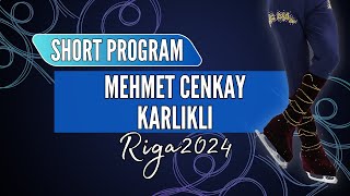 Mehmet Cenkay KARLIKLI TUR  Junior Men Short Program  Riga 2024 [upl. by Alon]