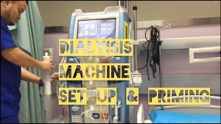 How to set up a dialysis machine HDF Mode Artis Machine Gambro Company [upl. by Conner]