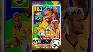 Neymar jr max level pes 2025 103 😱😱😱 efootball pes2024 pes pesformation football neymar cr7 [upl. by Teahan]