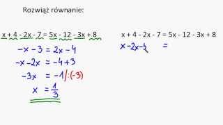 Rozwiązywanie równań 3 [upl. by Catima]