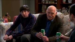 Sheldon amp Bernadettes Father Have a Beer TBBT 7X09 The Thanksgiving Decoupling [upl. by Archangel]