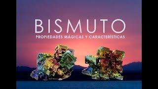 Bismuto  Propiedades mágicas y caracteristicas  Minerales de colección [upl. by Akerehs]