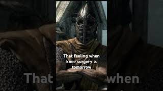 Only true Nords understand this meme 😂 skyrim arrowtotheknee thatfeelingwhen arrow fyp fy [upl. by Eegnat]