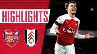 Back to winning ways  Arsenal 41 Fulham  Goals and highlights [upl. by Greenwell]