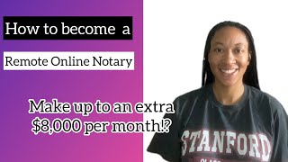 How to become a Remote Online Notary  Beginners Guide  Make Money Online amp From Home 2022 [upl. by Peace]