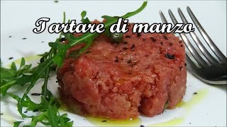 Tartare di manzo [upl. by Eimmas]