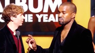 Kanye West Interrupts Beck At The Grammys 2015 [upl. by Anilem]