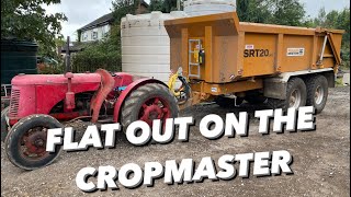 Day552 OLLYBLOGS DAVID BROWN CROPMASTER FLAT OUT AND A FLYTIPPER AnswerAsAPercent [upl. by Darsey]