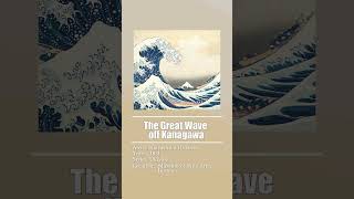 Hokusai’s Iconic Wave Art Beneath the Tsunami 🌊🌅 art history [upl. by Wynn]