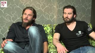 Vikings Travis Fimmel amp Clive Standen Interview [upl. by Donalt]