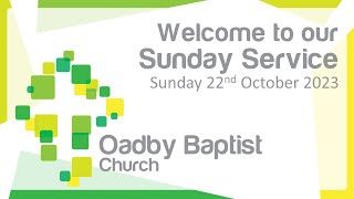 OBC Live Sunday Service  22 October 2023 [upl. by Natty]