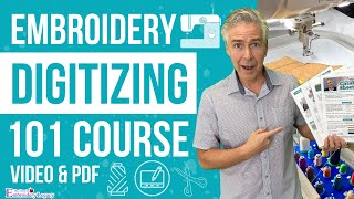 Embroidery Digitizing 101 🎓  Essentials EVERY Embroiderer Should Know 🧵  Master Your Software [upl. by Ecyt977]