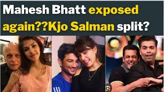 Mahesh Bhatt exposed again Kjo Salman split [upl. by Nahsor]