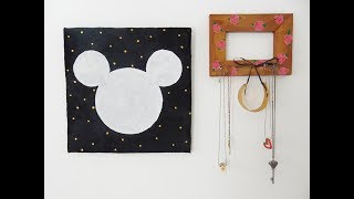 DIY Mickey Mouse Affordable Wall Art [upl. by Harwin117]