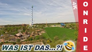 SKY FALL 2024 ONRIDE  4K POV  Skyline Park  Der SCHLECHTESTE Freifallturm der Welt 🤣 [upl. by Tandie292]