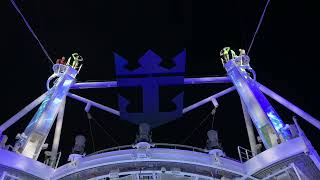 High Divers in Royal Caribbean Symphony of the Seas Hiro AquaShow in the AquaTheater [upl. by Maloy]