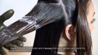 Brazilian Keratin Application Process FULL Version [upl. by Ihcur181]