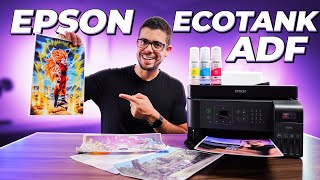 CHEGOU A NOVA IMPRESSORA EPSON L5590 ótimo custobenefício [upl. by Eveneg]