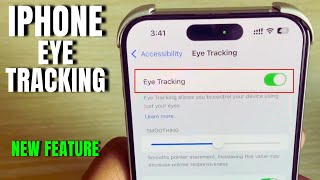 iOS 18 Enable or Disable Eye tracking iPhone amp iPad [upl. by Anyaj865]