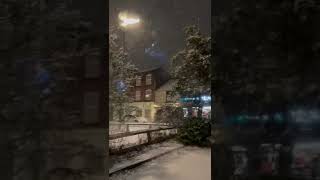 Snow fall Starts ❄️ ☃️shortsfeed snow views shorts unitedkingdom [upl. by Dhaf]